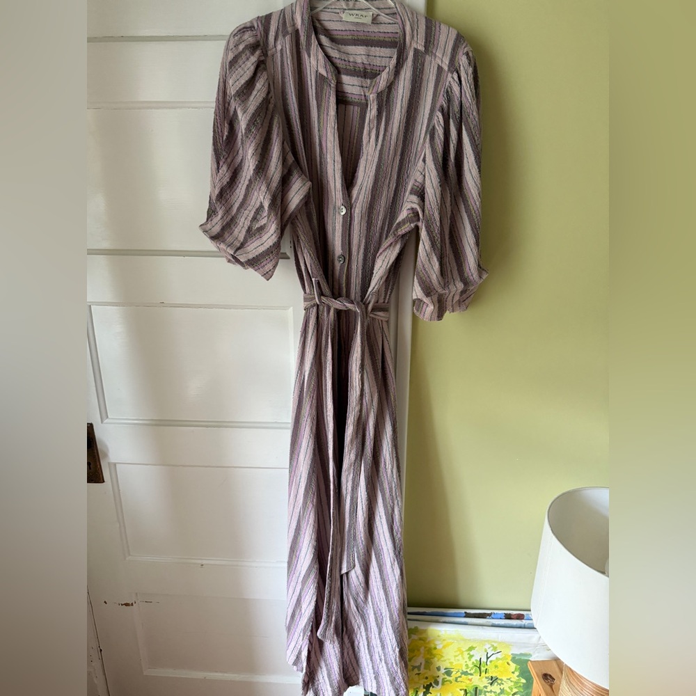 Wrap London Striped textured dress
Crinkle cotton - Picture 3 of 8